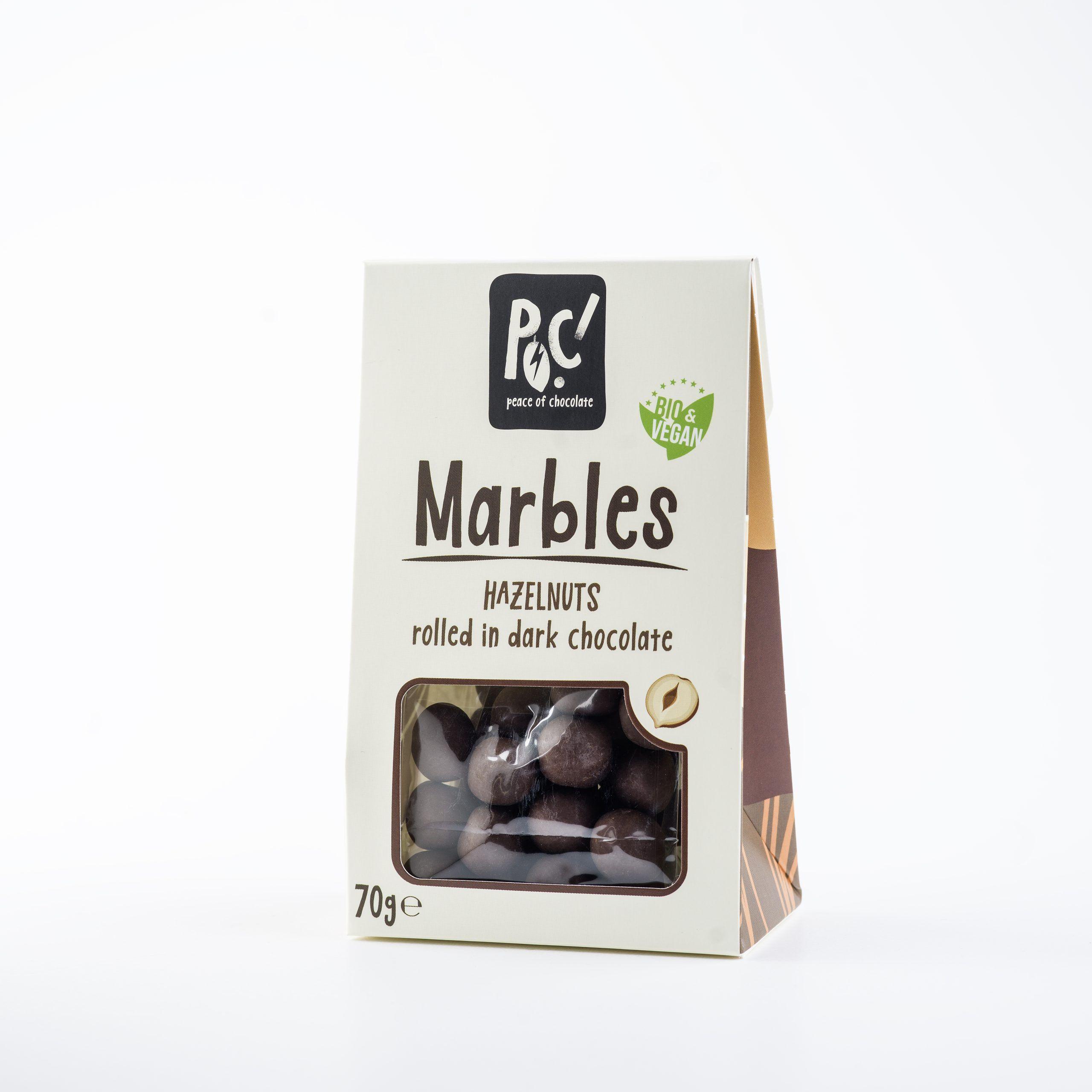 Marbles - Alune de pădure învelite în ciocolată ECO