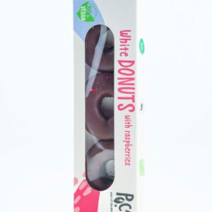 Gogoși cu cocos si zmeura, ecologice