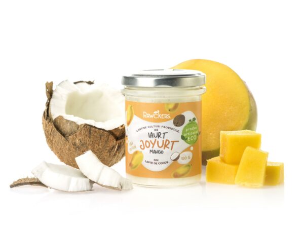 Joyurt - alternativă vegetală din cremă de cocos ECO, cu mango - imagine 2