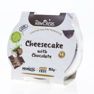 Cheesecake ECO din cremă de cocos, cu ciocolată