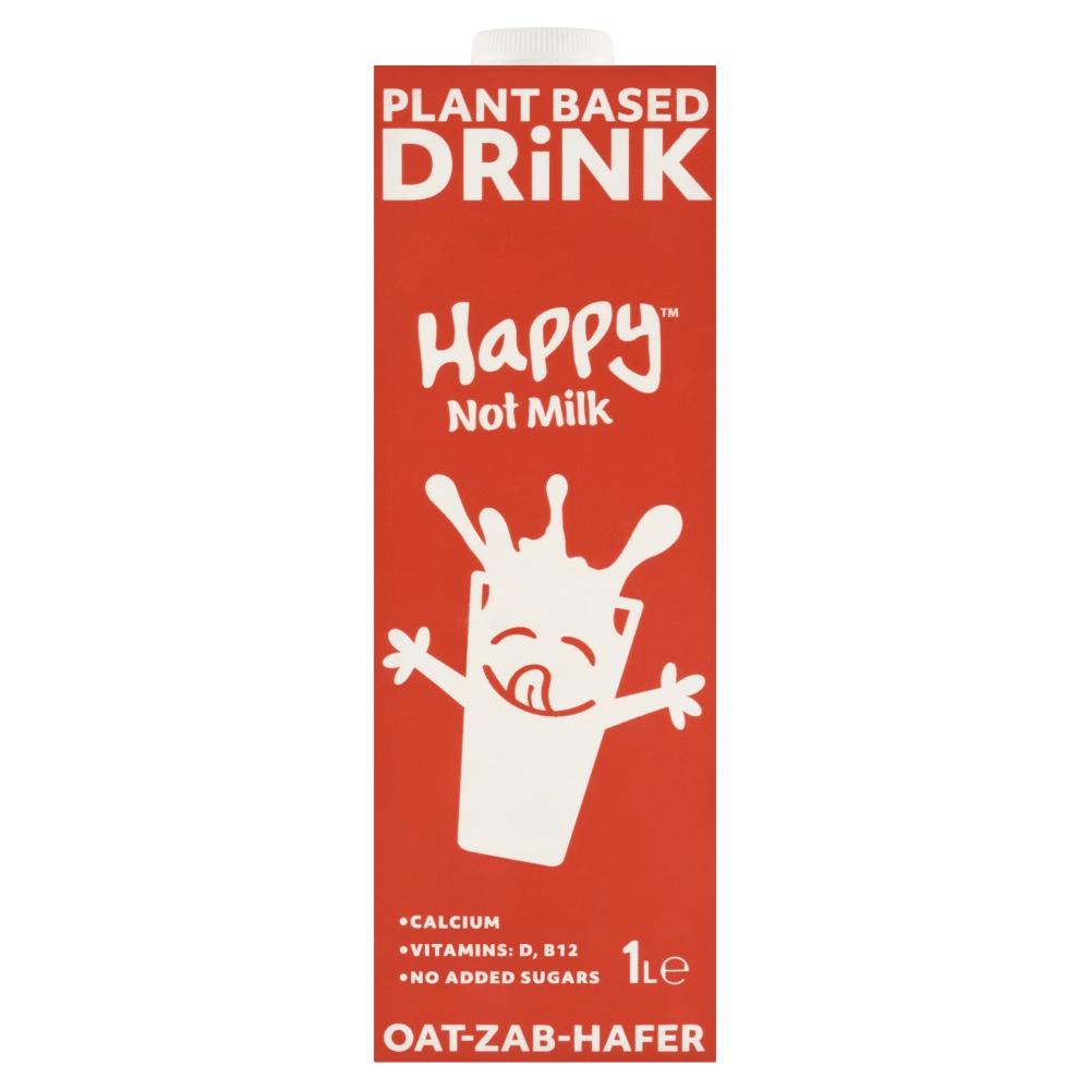 Happy Not Milk - Băutură UHT din ovăz cu calciu, vitamine D și B12 1 l