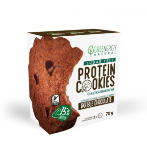 Biscuiți proteici – Dublu ciocolată 70g