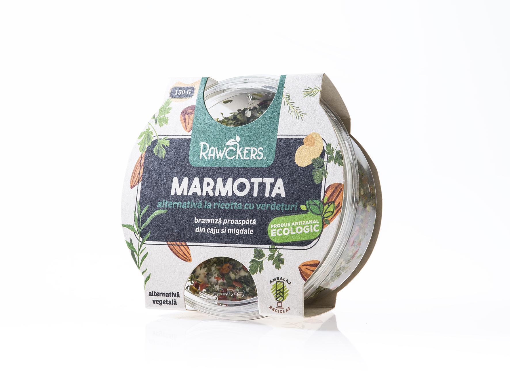 Ricotta Marmotta cu verdețuri - brawnză ECO proaspătă