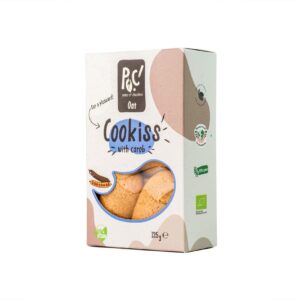 Biscuiți din ovăz cu carob, ecologici