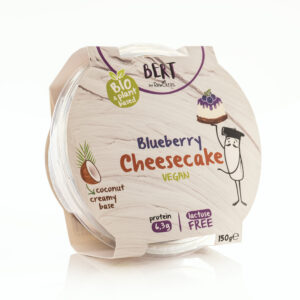 Cheesecake ECO din cremă de cocos, cu afine