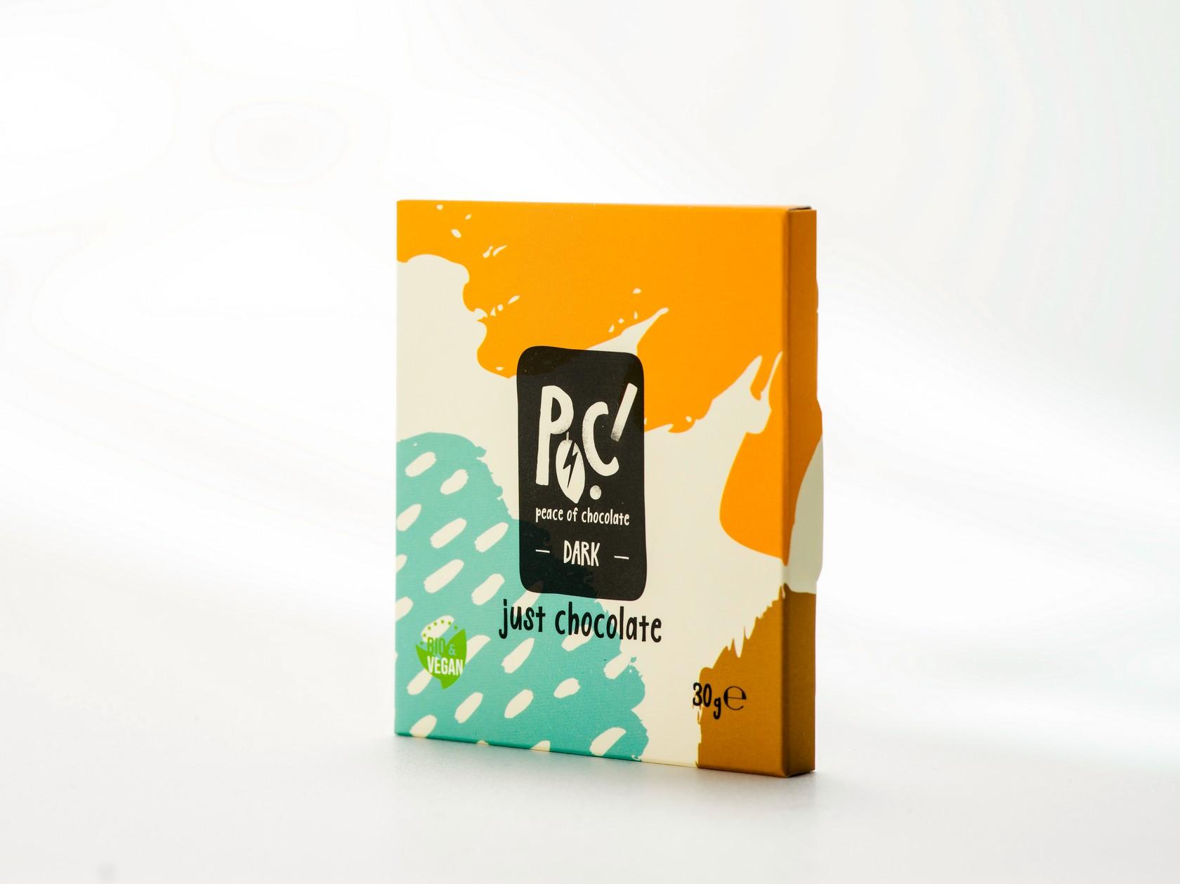 Ciocolată neagră 30g, ecologică