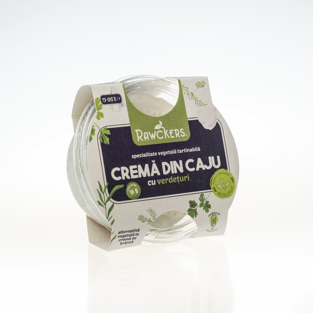 Cremă din caju ECO, cu verdețuri