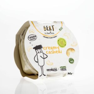 Creamy Cashew – alternativă vegetală la cremă de brânză din nuci caju ECO, natur