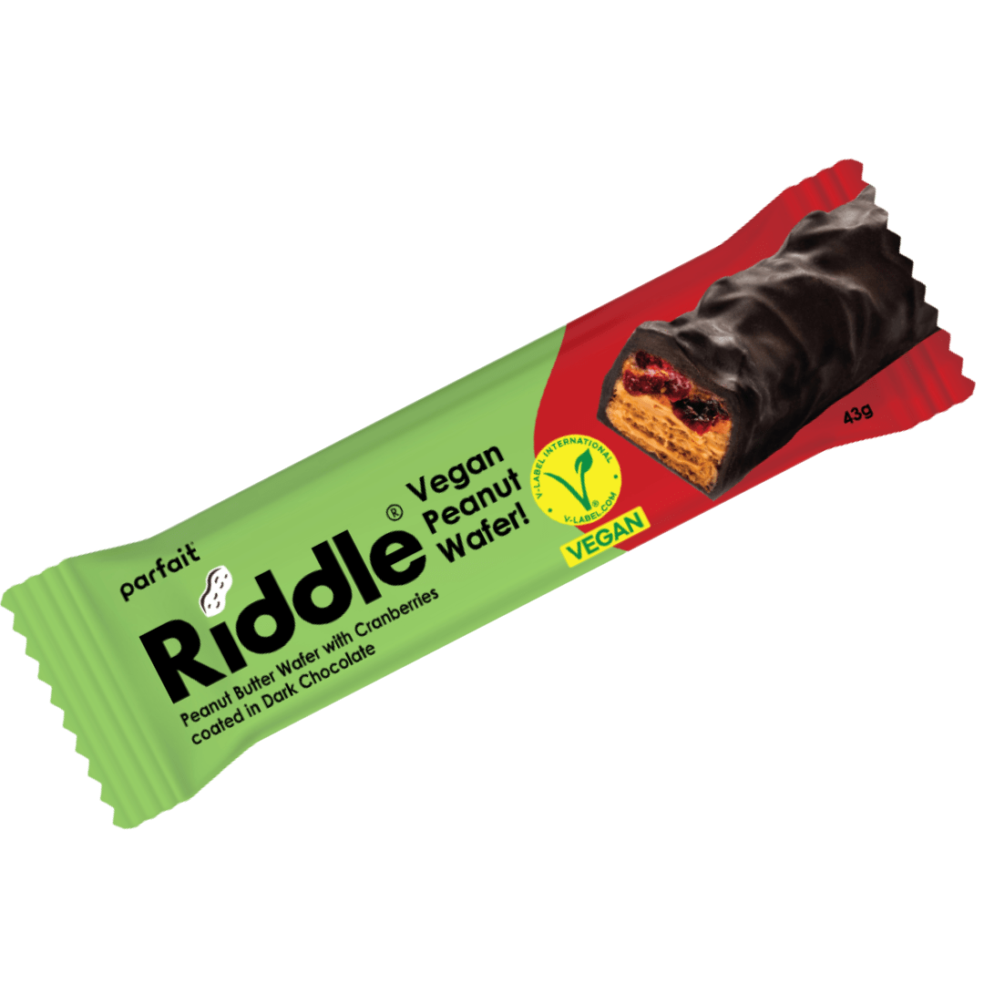 Napolitană vegană cu unt de arahide și merișoare