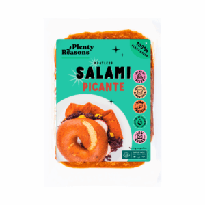 Alternativă vegetală la Salami, picant