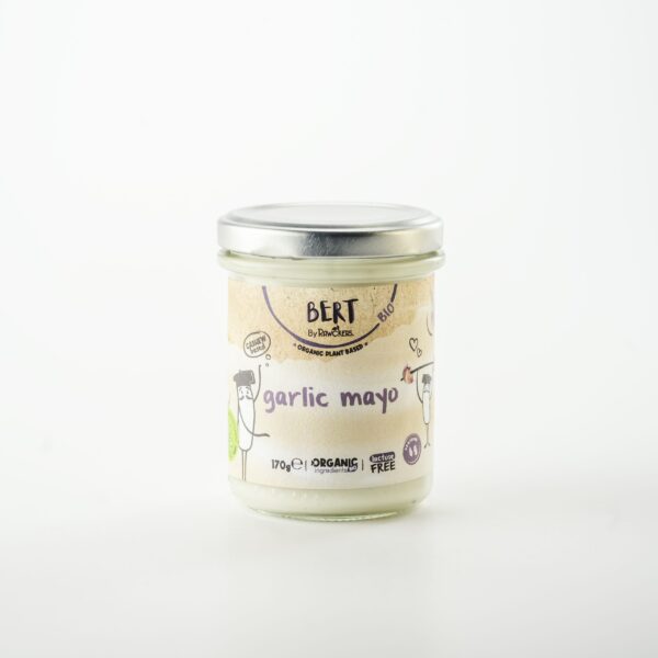 Garlic mayo - Alternativă vegetală la maioneză din nuci caju ECO, cu usturoi