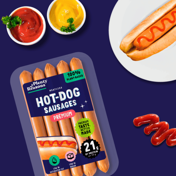 Alternativă vegetală la crenvruști Hot-Dog, Premium - imagine 2