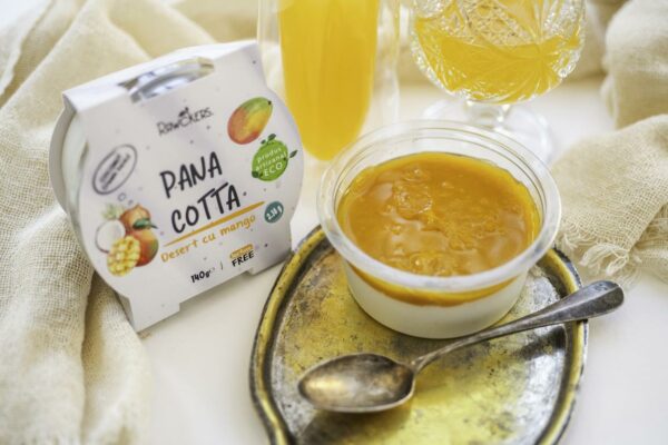 Pana cotta ECO - desert cu mango - imagine 2