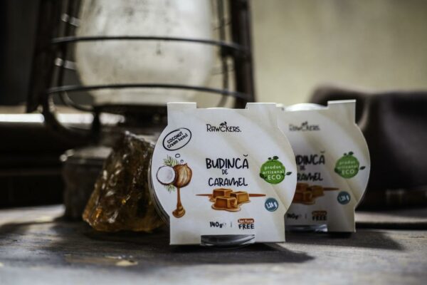 Budincă ECO din cremă de cocos, cu caramel - imagine 3