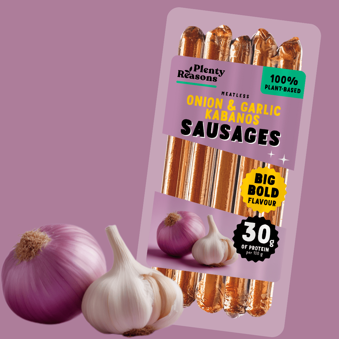 Alternativă vegetală la cârnați Kabanos, cu ceapă și usturoi - imagine 2