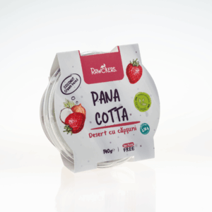 Pana cotta ECO - desert cu căpșuni