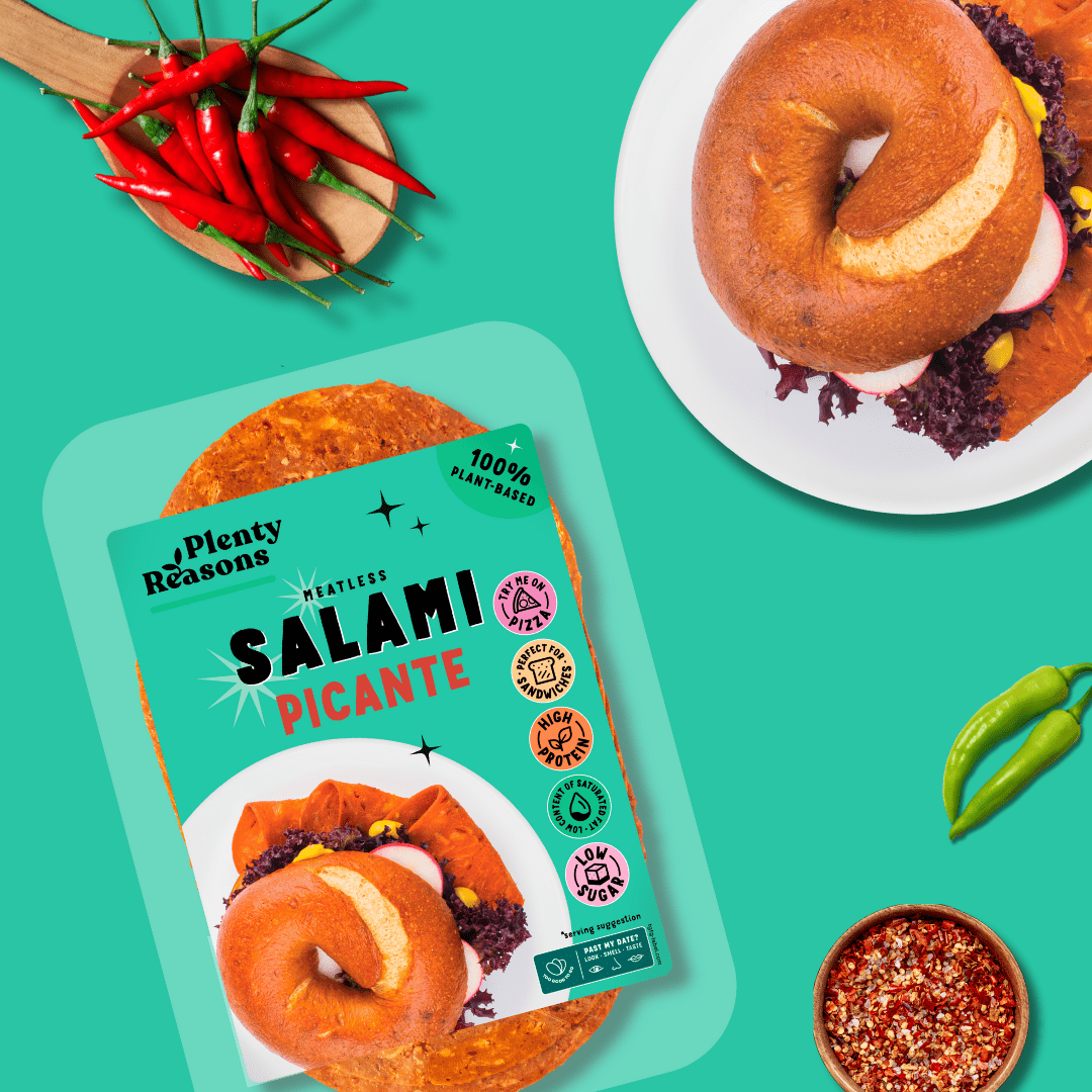 Alternativă vegetală la Salami, picant - imagine 2